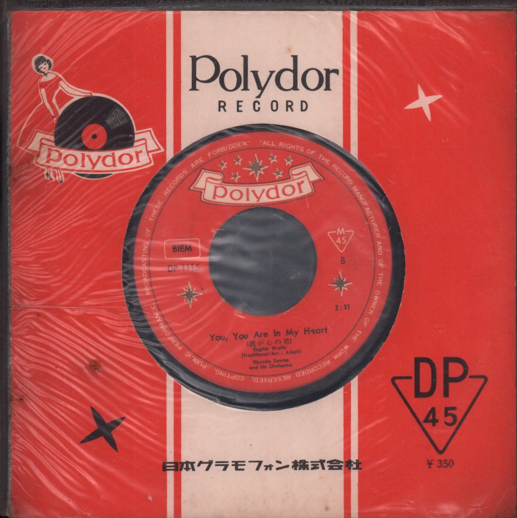 ricardo santos and his orchestra - Tango Of Prince - 7 Inch