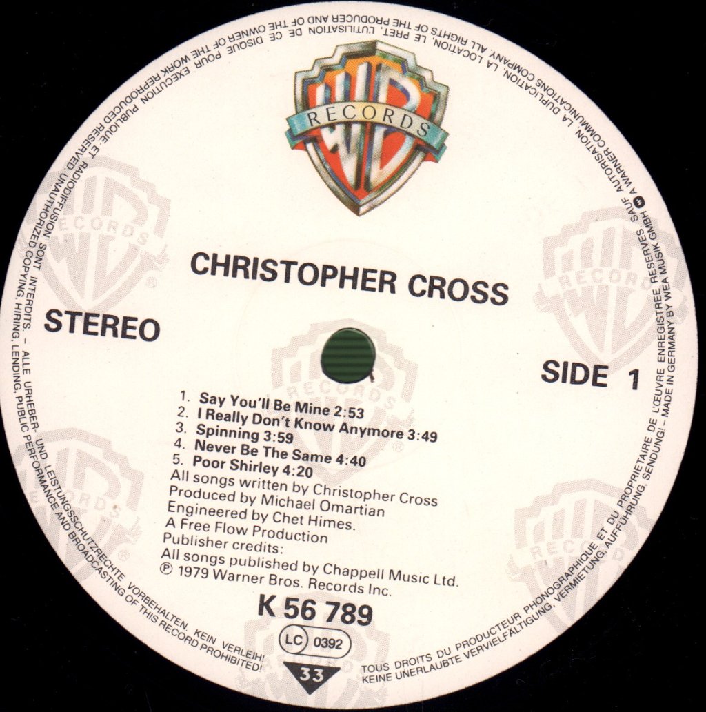 Christopher Cross - Christopher Cross - Lp