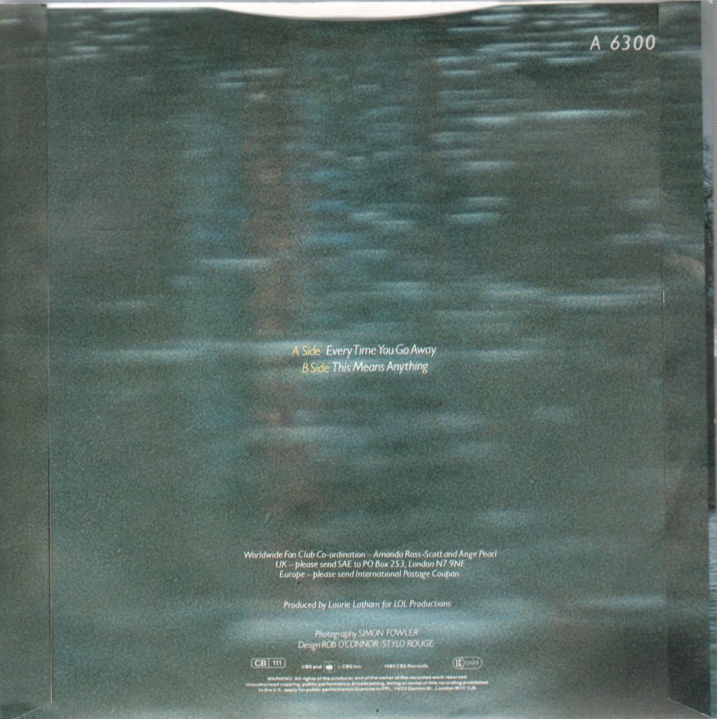 Paul Young - Every Time You Go Away - 7 Inch