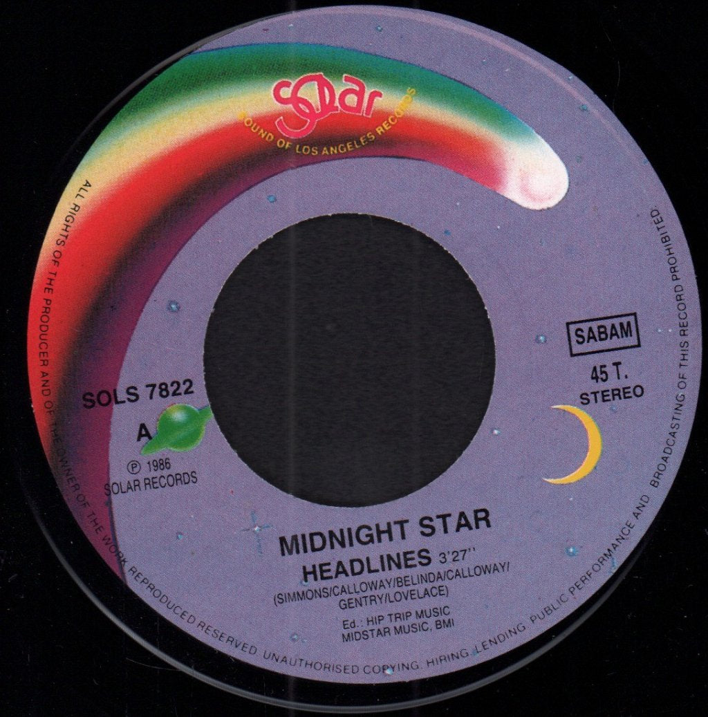 Midnight Star - Headlines - 7 Inch