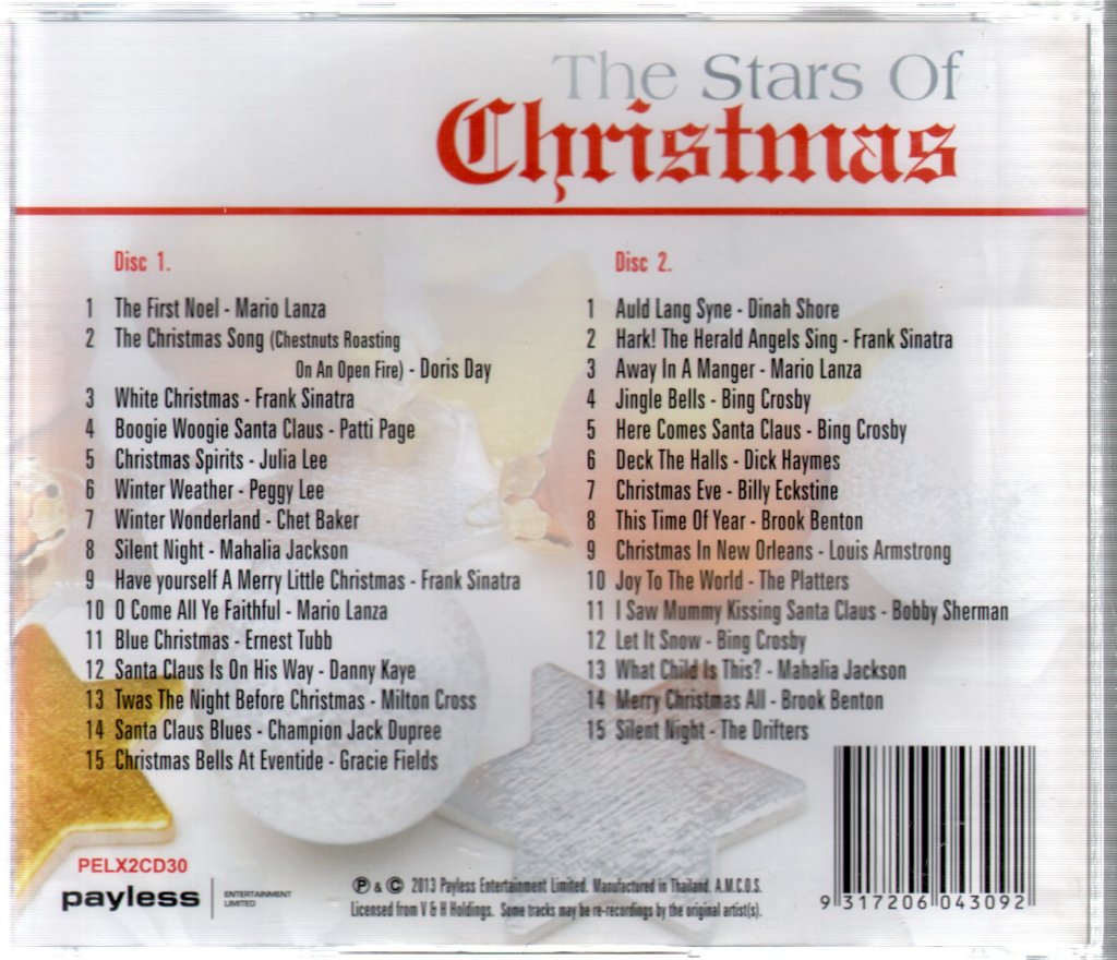 Various Artists - Stars Of Christmas - Double Cd