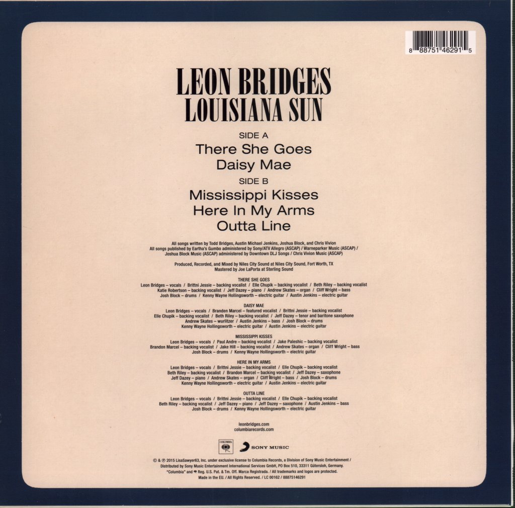 Leon Bridges - Louisiana Sun (From The Coming Home Sessions) - 10 Inch
