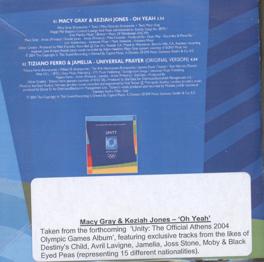 Macy Gray And Keziah Jones - Oh Yeah - Cdr