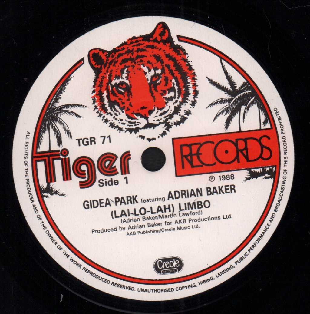Gidea Park featuring adrian baker - Lai Lo Lah Limbo - 7 Inch