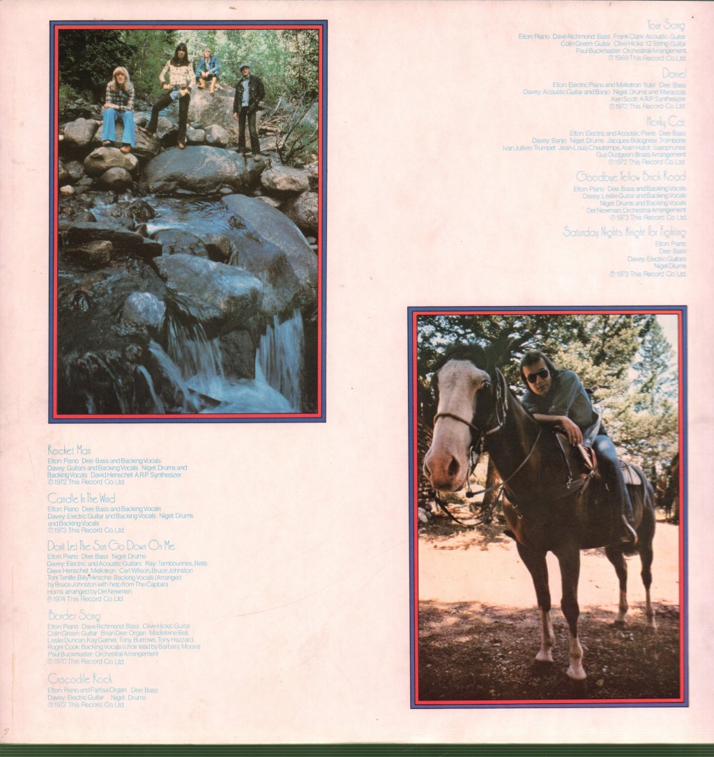 Elton John - Greatest Hits - Lp