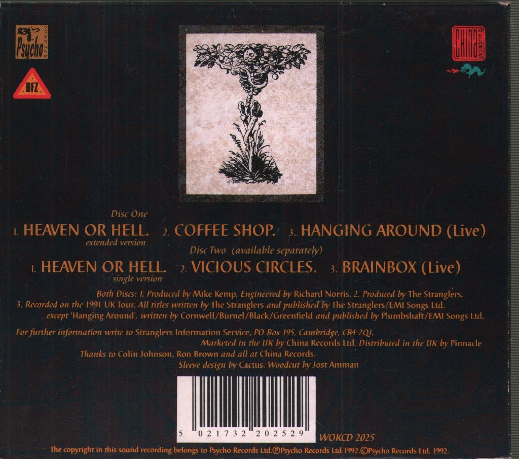 Stranglers - Heaven Or Hell (Disc 1) - Cd