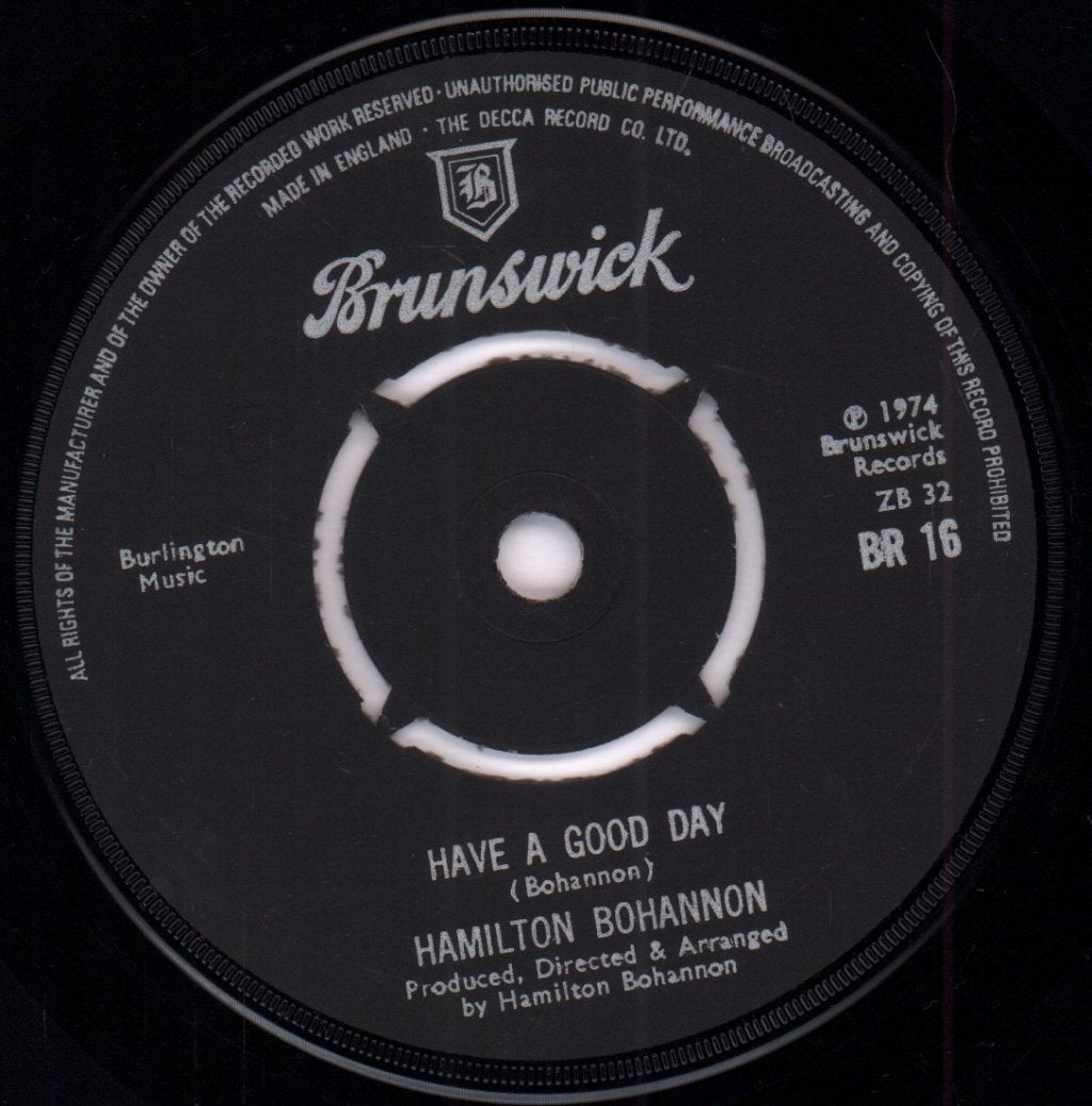 Hamilton Bohannon - South African Man - 7 Inch