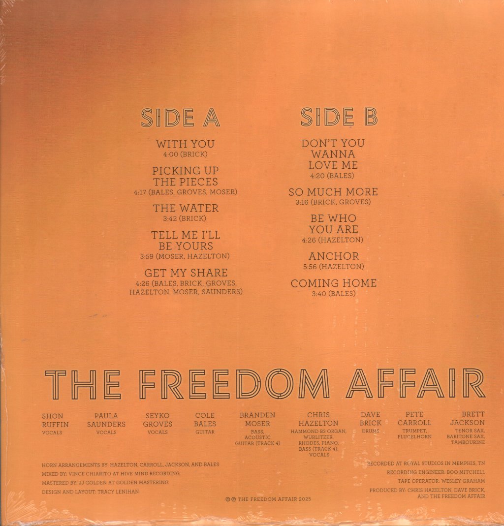 Freedom Affair - Freedom Affair - Lp