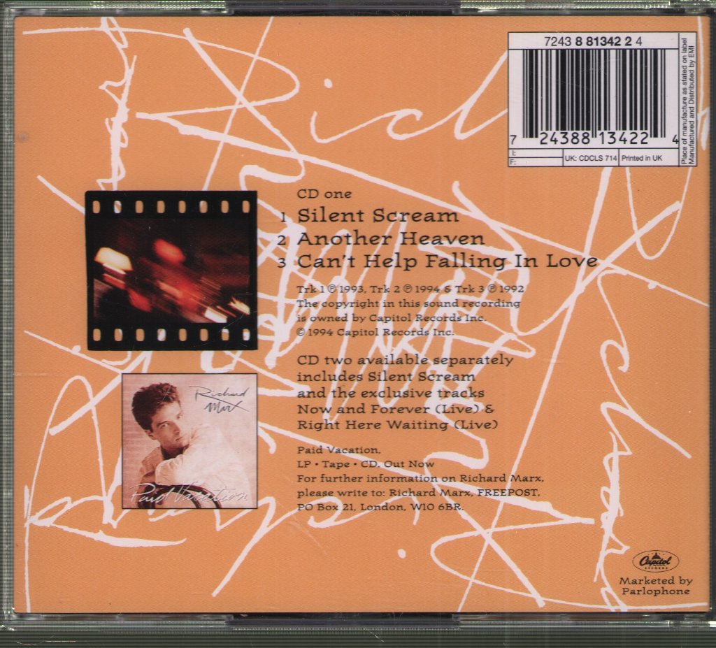 Richard Marx - Silent Scream - Double Cd