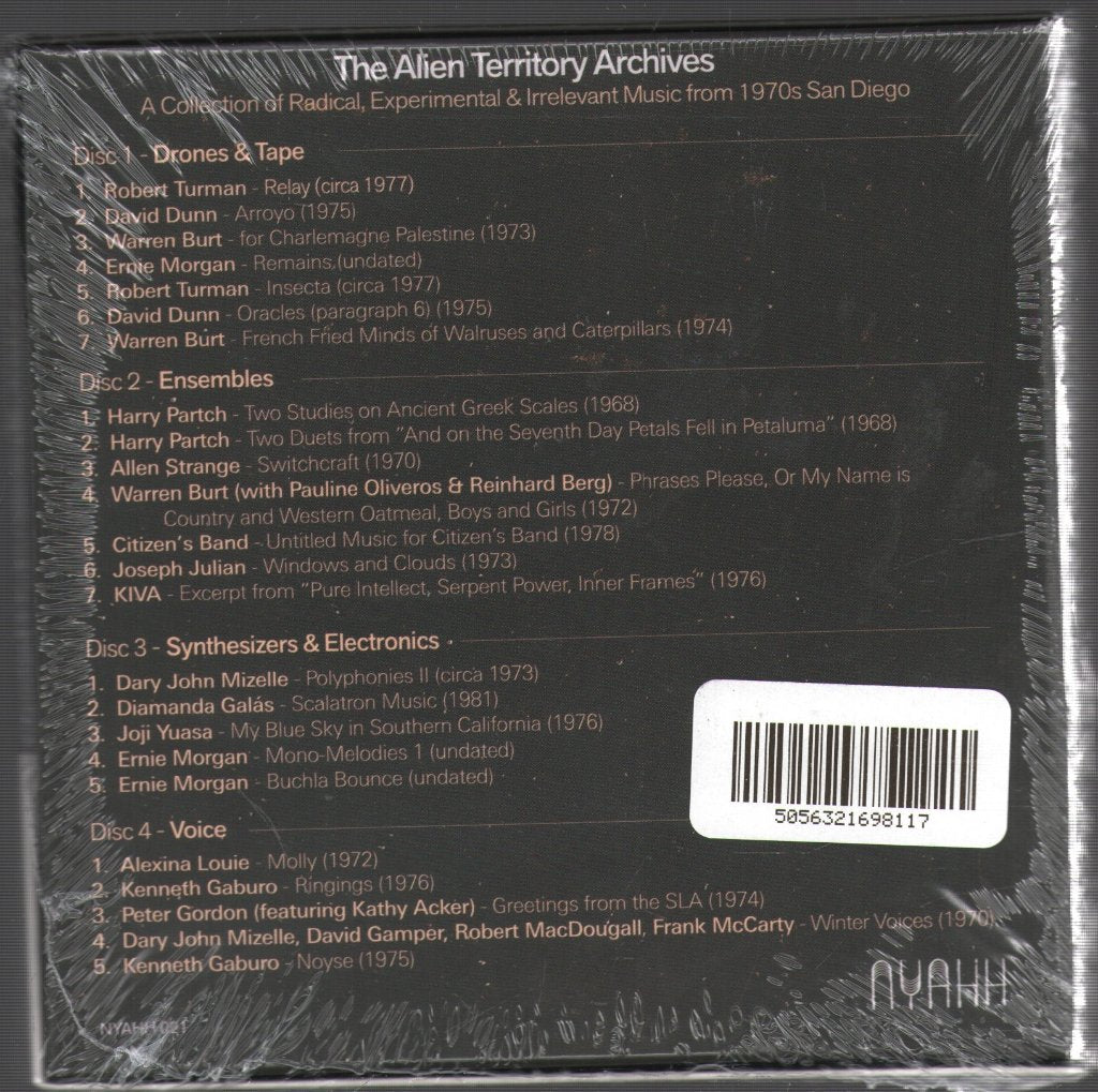 Various Artists - Alien Territory Archives: A Collection of Radical, Experimental and Irrelevant Music From 1970's San Diego - Cd Set