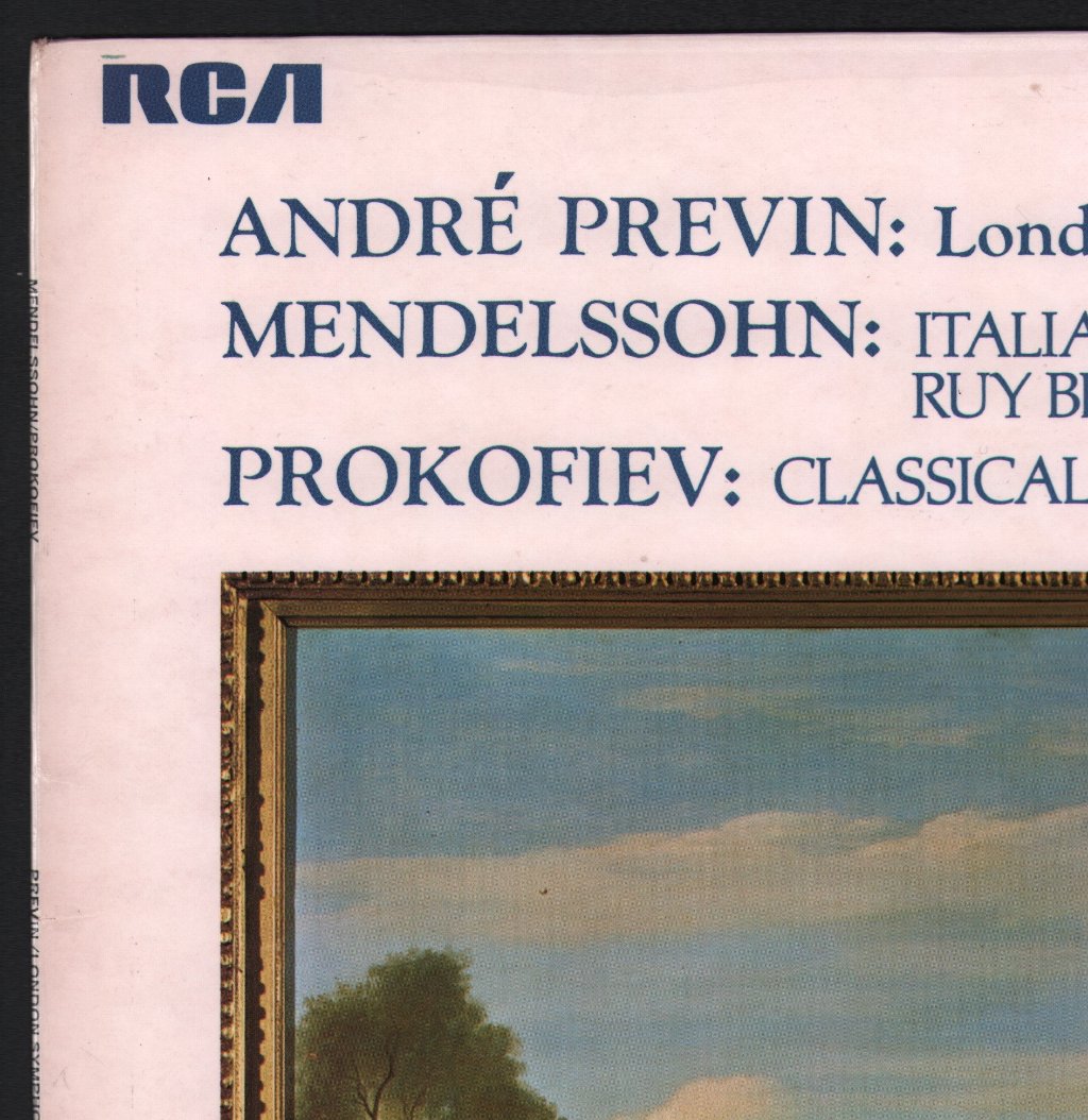 Andre Previn - Mendelssohn - Italian Symphony / Prokofiev - Classical Symphony - Lp