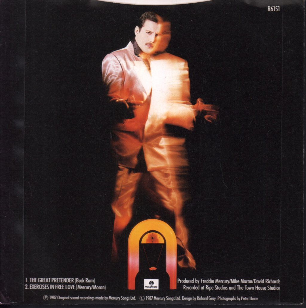Freddie Mercury - Great Pretender - 7 Inch