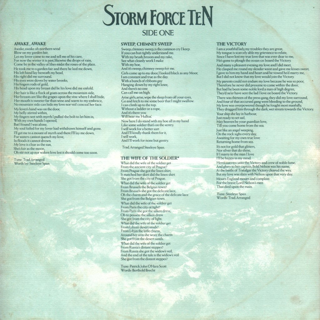 Steeleye Span - Storm Force Ten - Lp