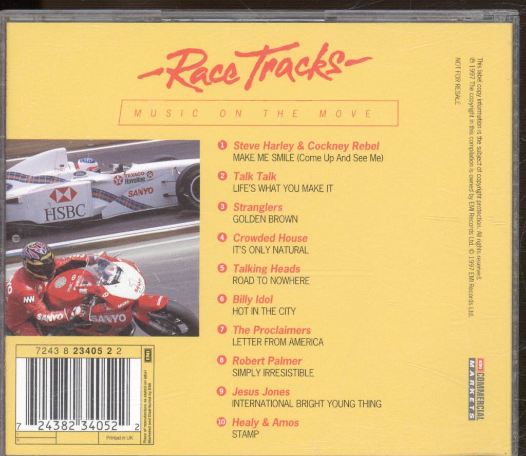 Various Artists - Race Tracks Music On The Move - Cd