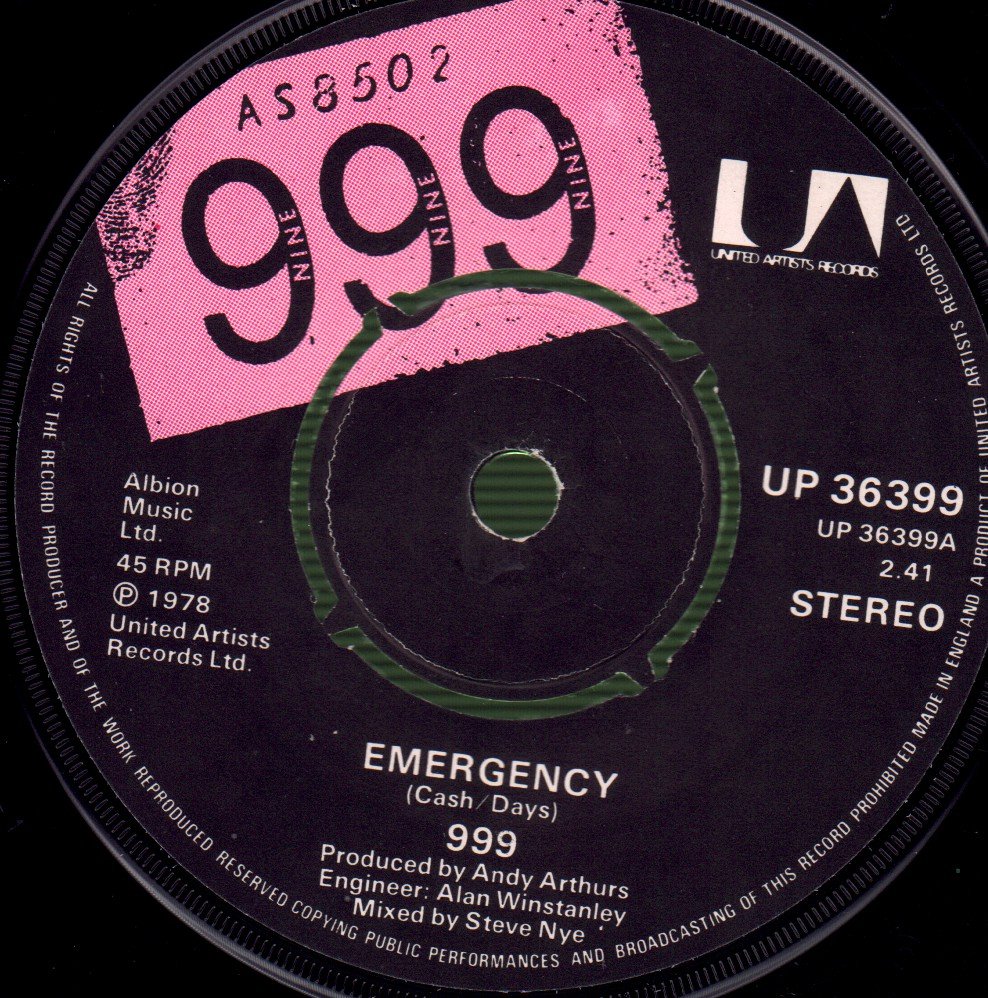 999 - Emergency - 7 Inch