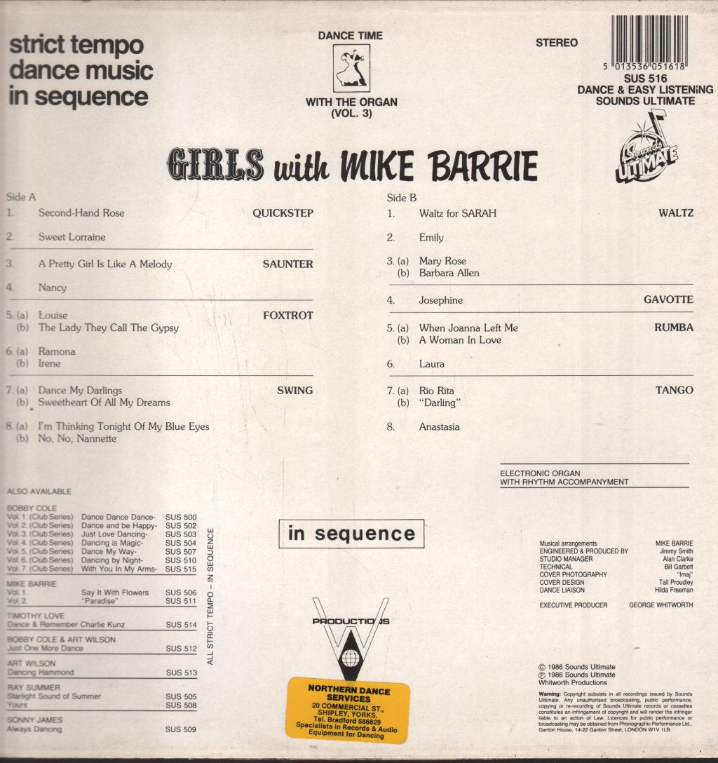 Mike Barrie - Girls - Lp
