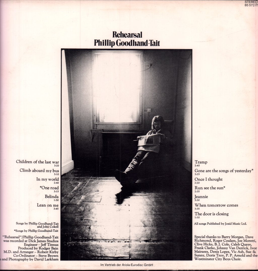 Phillip Goodhand Tait - Rehearsal - Lp
