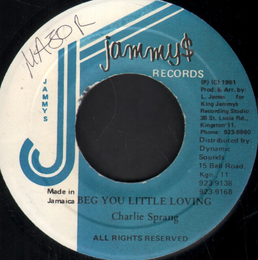 Charlie Sprang - Beg You A Little Loving - 7 Inch