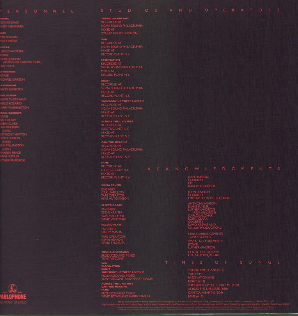 David Bowie - Young Americans - Lp