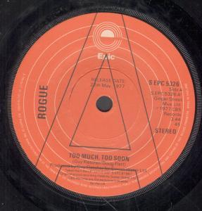 Rogue - Too Much Too Soon - 7 Inch