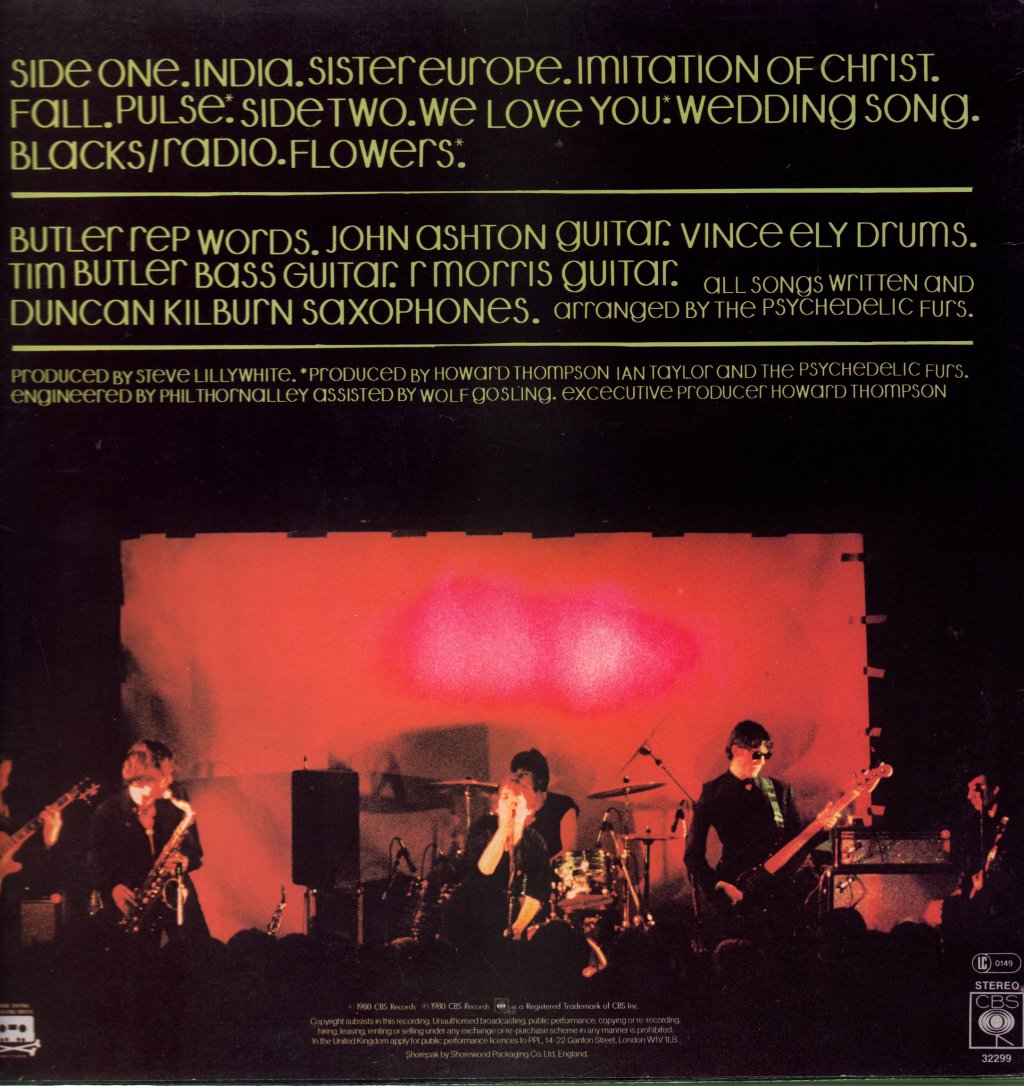 Psychedelic Furs - Psychedelic Furs - Lp