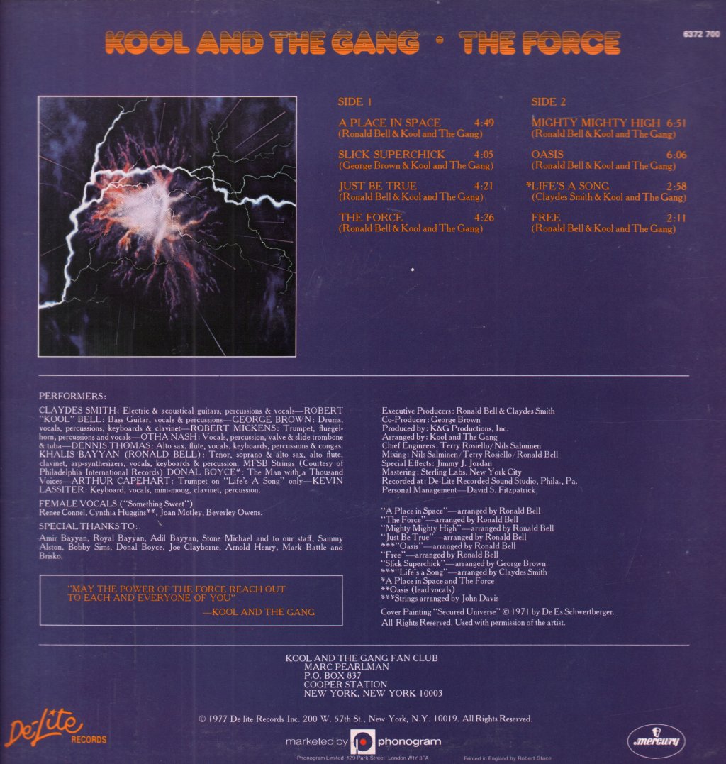 Kool And The Gang - Force - Lp