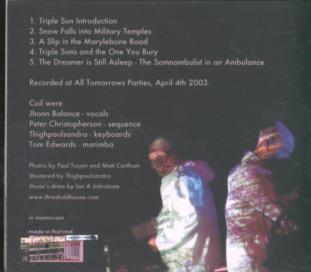 Coil - ...And The Ambulance Died In His Arms - Cd