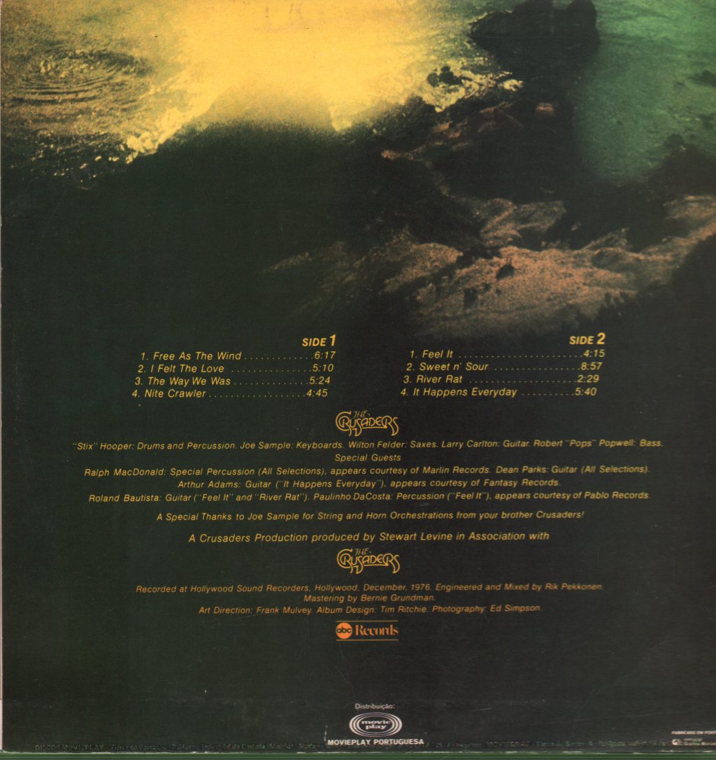 Crusaders - Free As The Wind - Lp