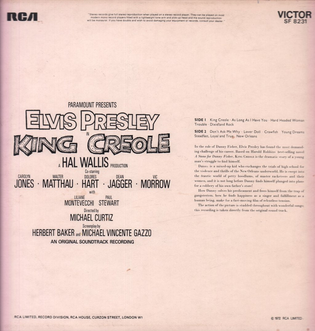 Elvis Presley - King Creole - Lp