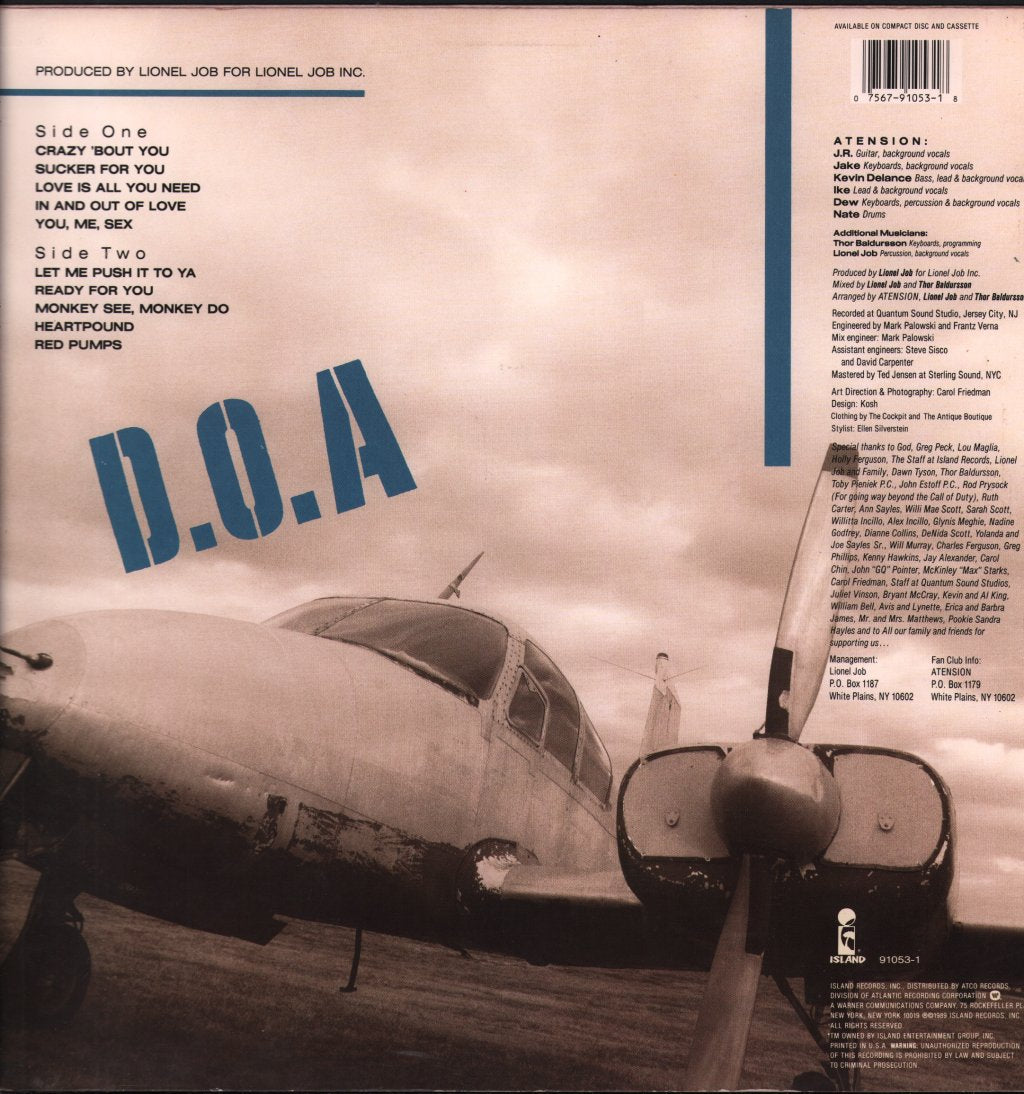 Atension - Def On Arrival - Lp