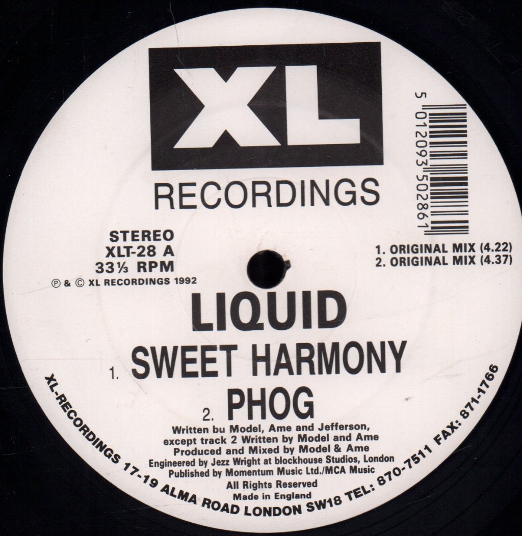 Liquid - Sweet Harmony - 12 Inch