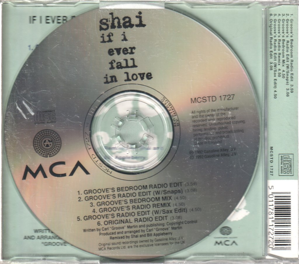 Shai - If I Ever Fall In Love - Cd