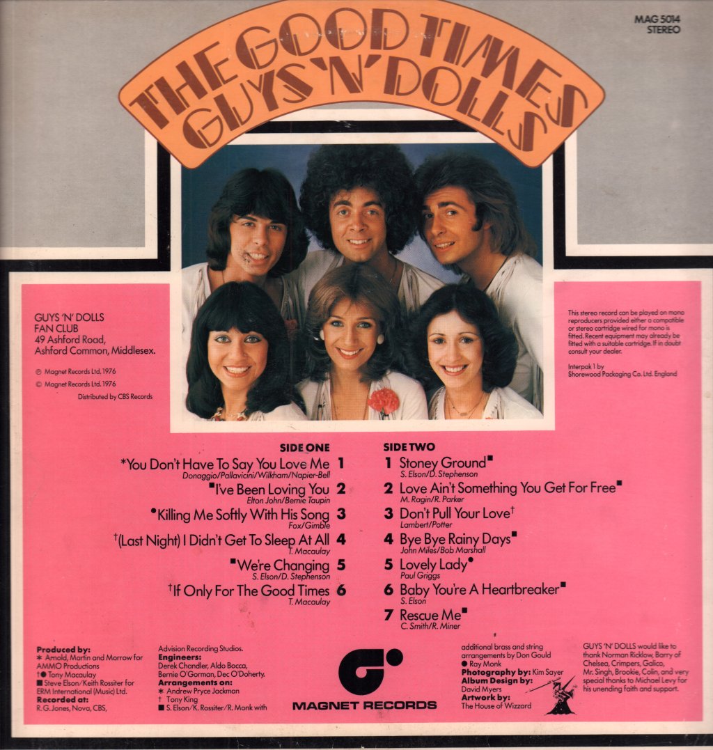 Guys N Dolls - Good Times - Lp