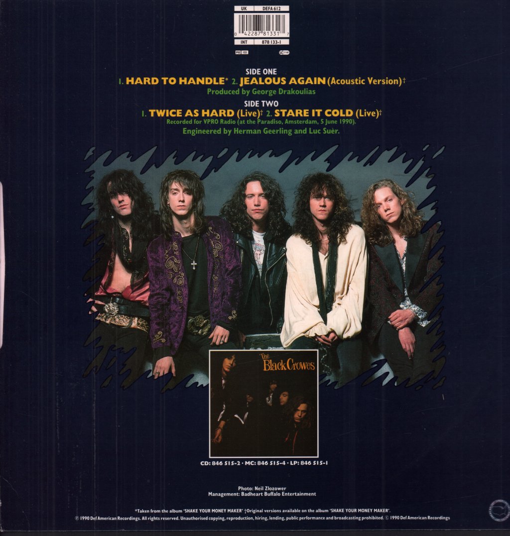 Black Crowes - Hard To Handle - 12 Inch