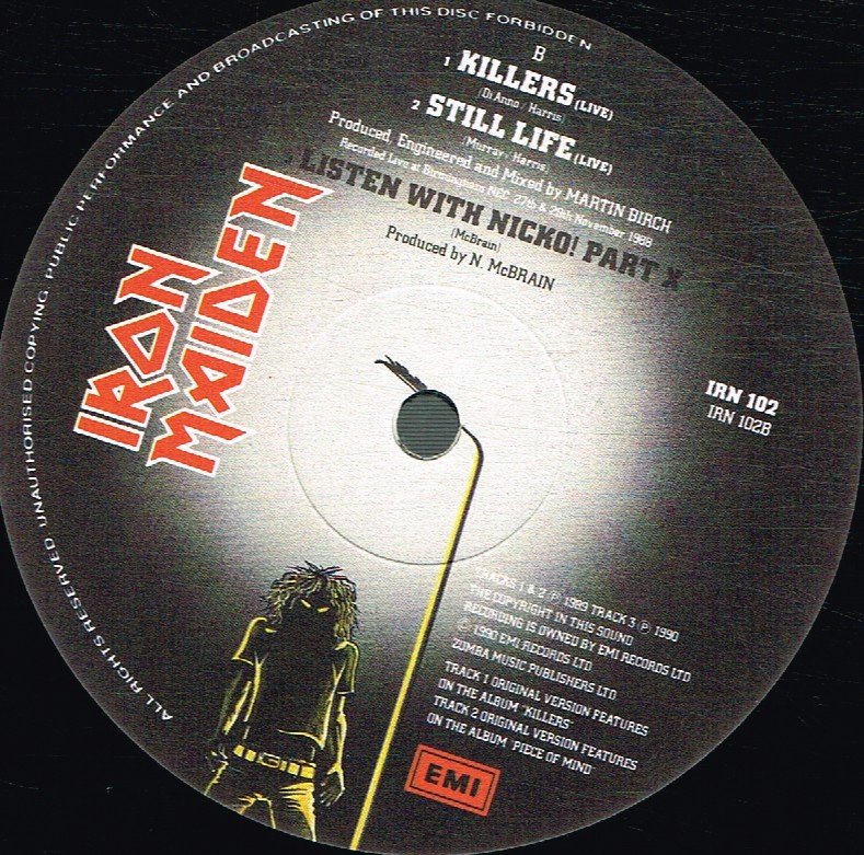 Iron Maiden - Clairvoyant / Infinite Dreams - Double 12 Inch
