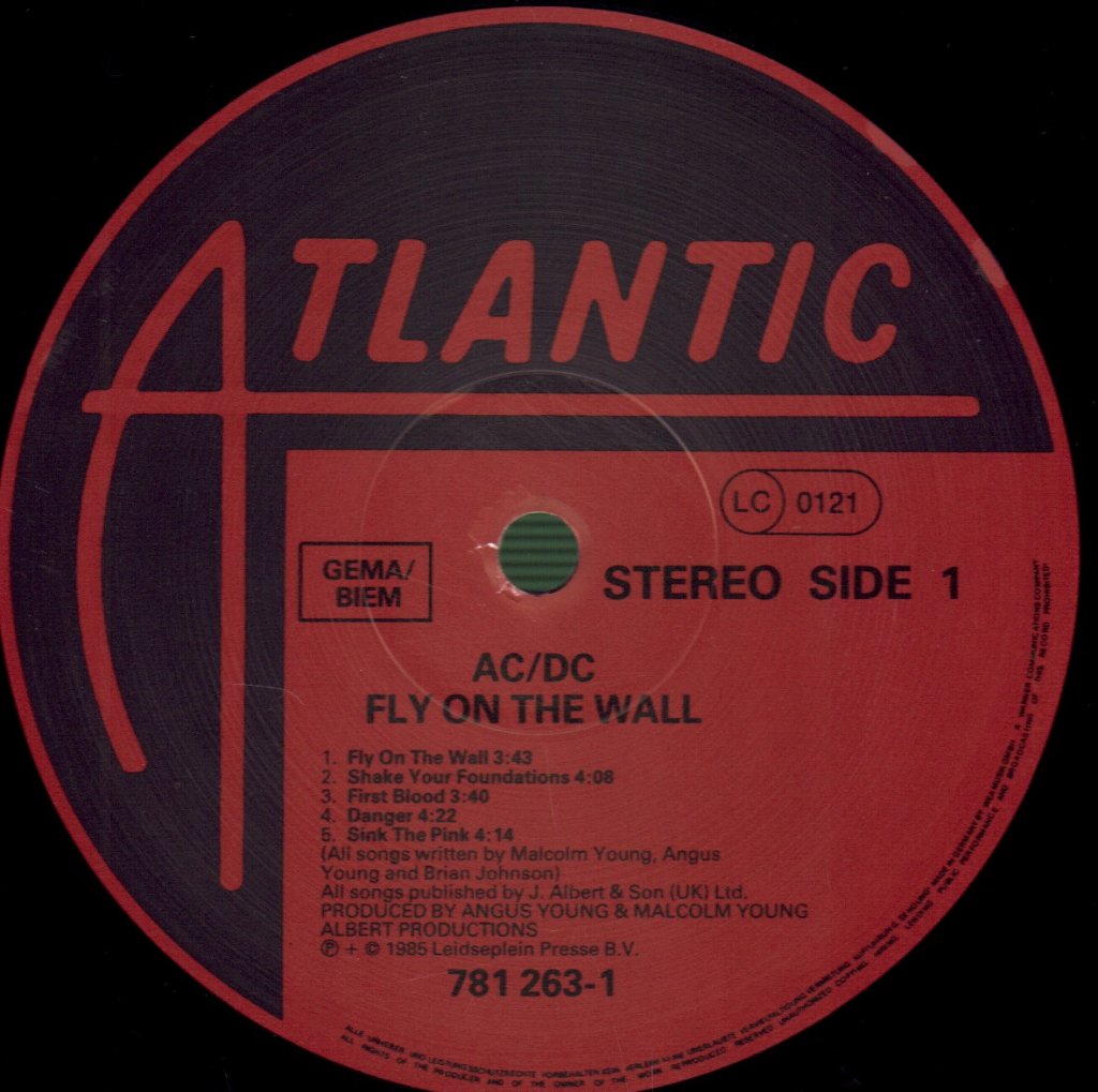 AC/DC - Fly On The Wall - Lp