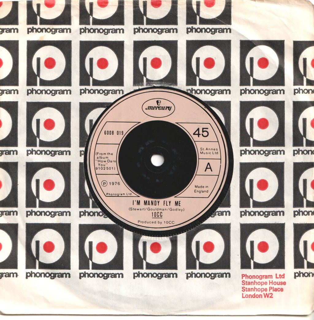 10cc - I'm Mandy Fly Me - 7 Inch