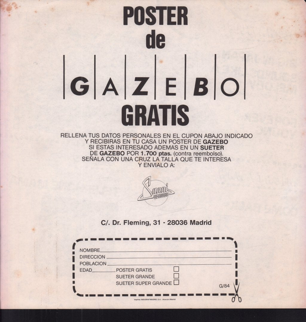 Gazebo - Master Piece - 12 Inch