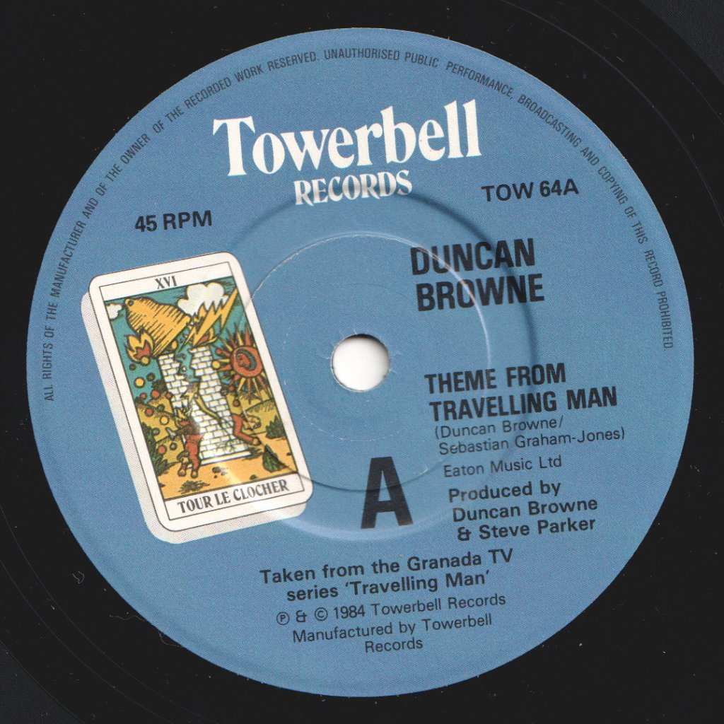Duncan Browne - Theme From Travelling Man - 7 Inch