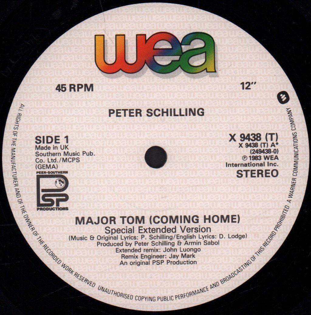 Peter Schilling - Major Tom - 12 Inch