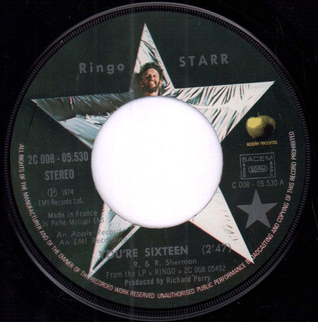 Ringo Starr - You're Sixteen - 7 Inch