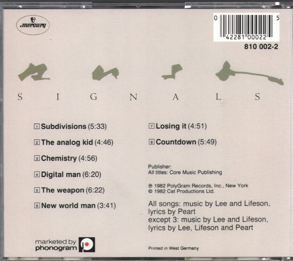 Rush - Signals - Cd