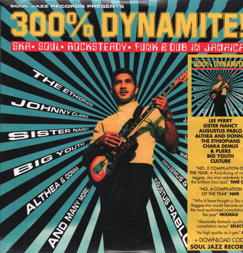 Various Artists - 300% Dynamite! Ska, Soul, Rocksteady, Funk and Dub In Jamaica - Double Lp