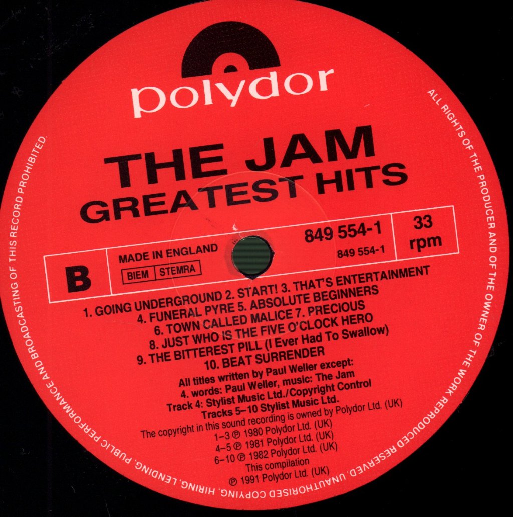 Jam - Greatest Hits - Lp