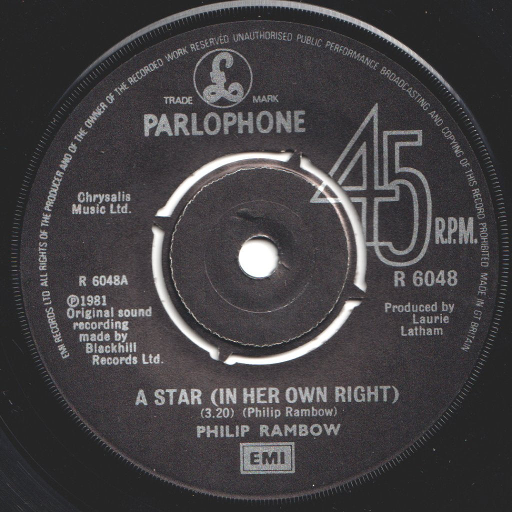 Philip Rambow - A Star - 7 Inch