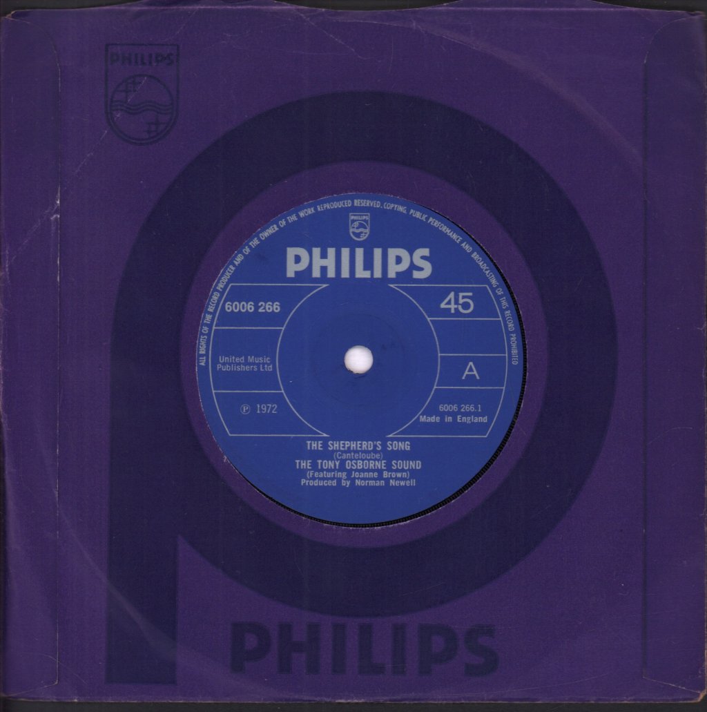 Tony Osborne Sound - Shepherd's Song - 7 Inch