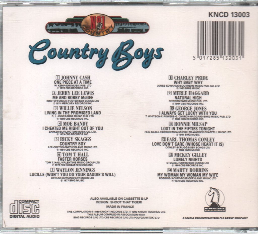 Various Artists - Country Boys - Cd