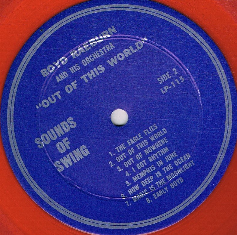 Boyd Raeburn And His Orchestra - Out Of This World - Lp