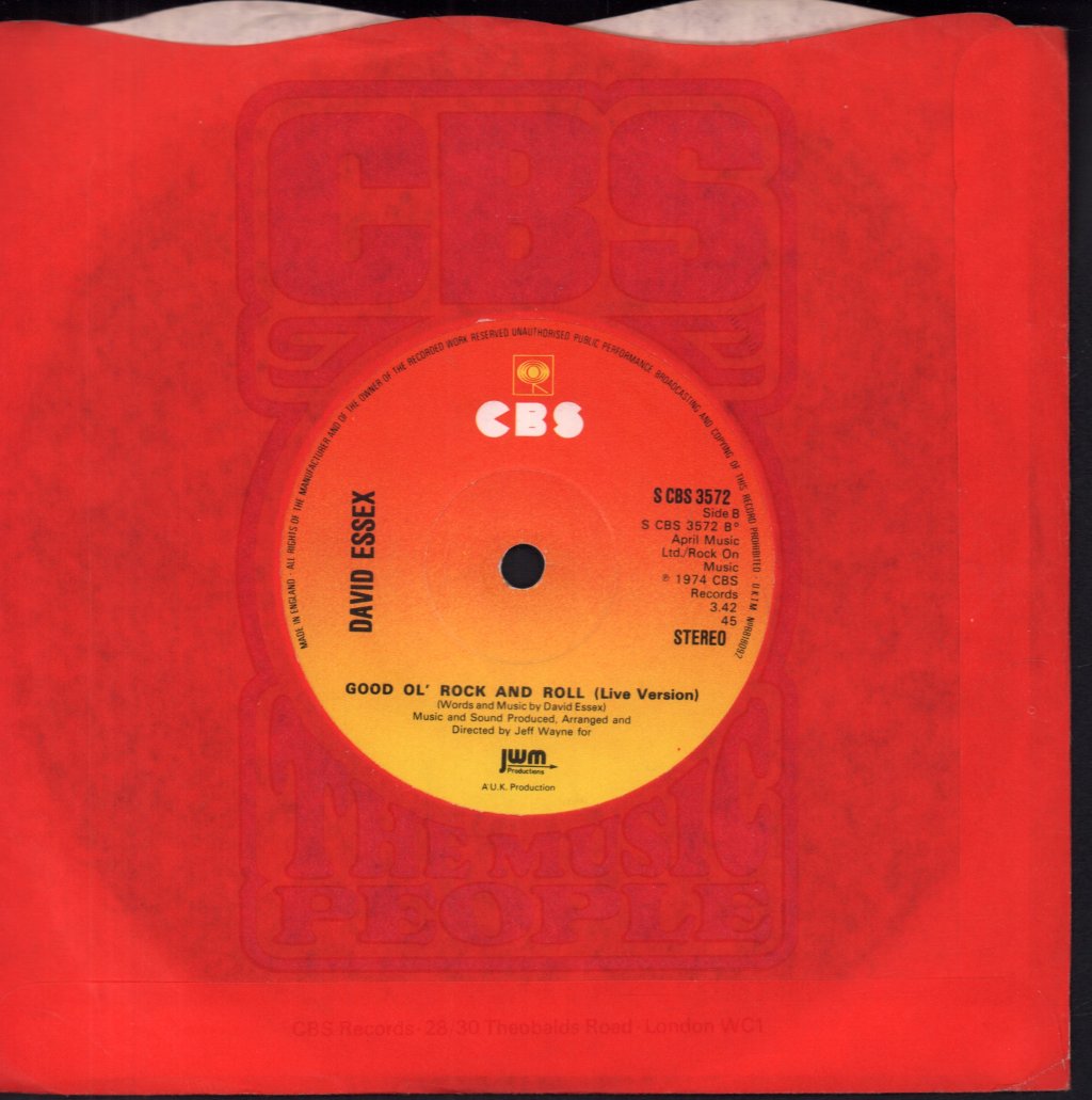 David Essex - Hold Me Close - 7 Inch