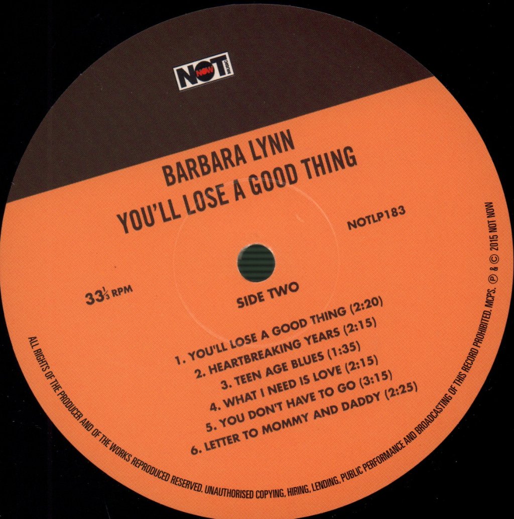 Barbara Lynn - You'll Lose A Good Thing - Lp